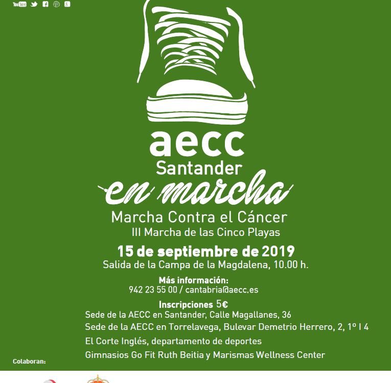 Marcha solidaria AECC Santander